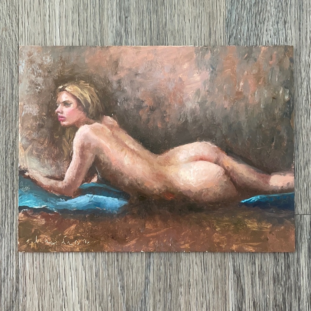 Oil painting-figure